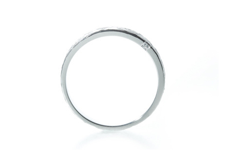 Hoshi[惑星]- Pt900/K18YG Japanese Engraving Ring SHINKOSTUDIO