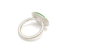 Pt900 Jade ring custom made Shinko Studio