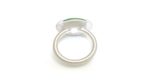 Pt900 Jade ring custom made Shinko Studio