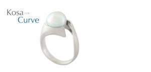 Kosa[交差]deformed Akoya Pearl Ring