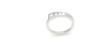 Pt. 3pieaces Diamonds Ring Custom Order SHINKO STUDIO