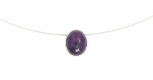 pt900-amethyst-pendant-bezelsetting custom order SHINKO STUDIO