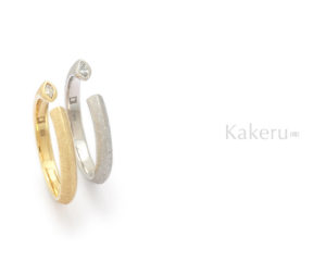 Kakeru[翔] – K18YG/ Pt900 Diamond Ring SHINKOSTUDIO