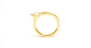 K18 Diamond Ring Custom order SHINKO STUDIO