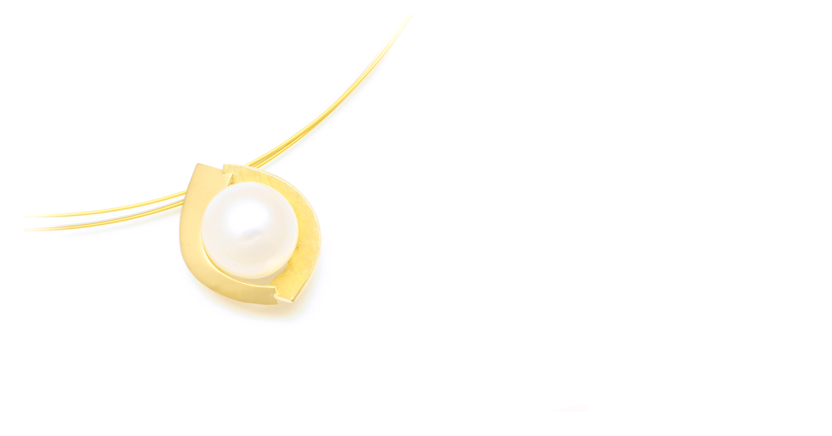 K18YG Pearl Pendant custom order SHINKO STUDIO