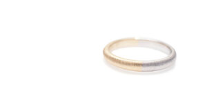 Pt950/K18 2 color wedding band Order ring SHINKO STUDIO