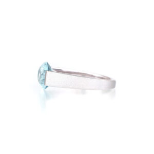 Pt950 Aquamarine Ring Bespoke