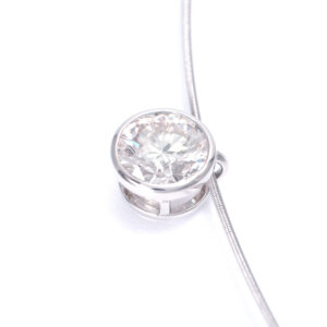 Pt950 Diamond Pendant Bespoke