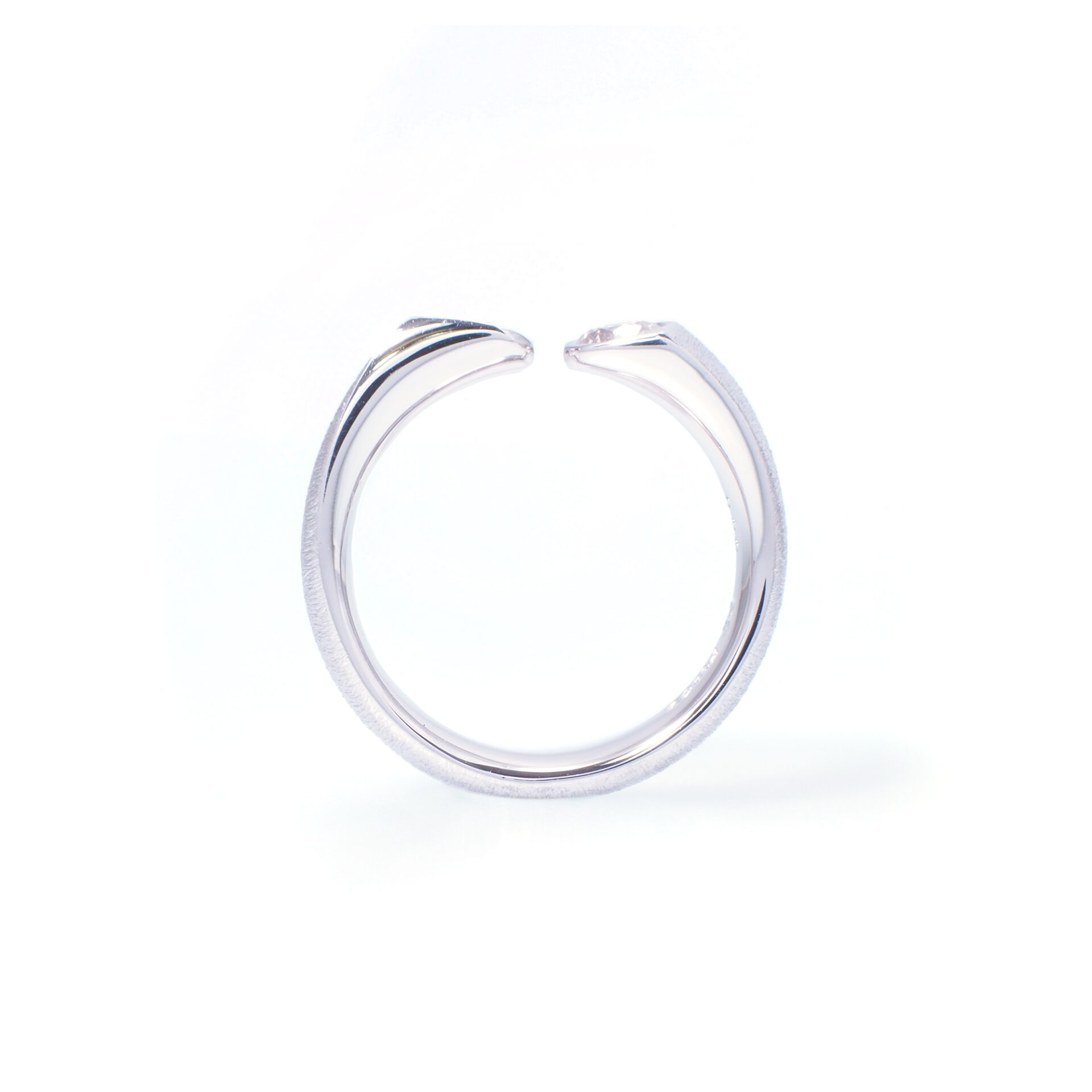 Pt950 Diamonds Pinky Ring Bespoke