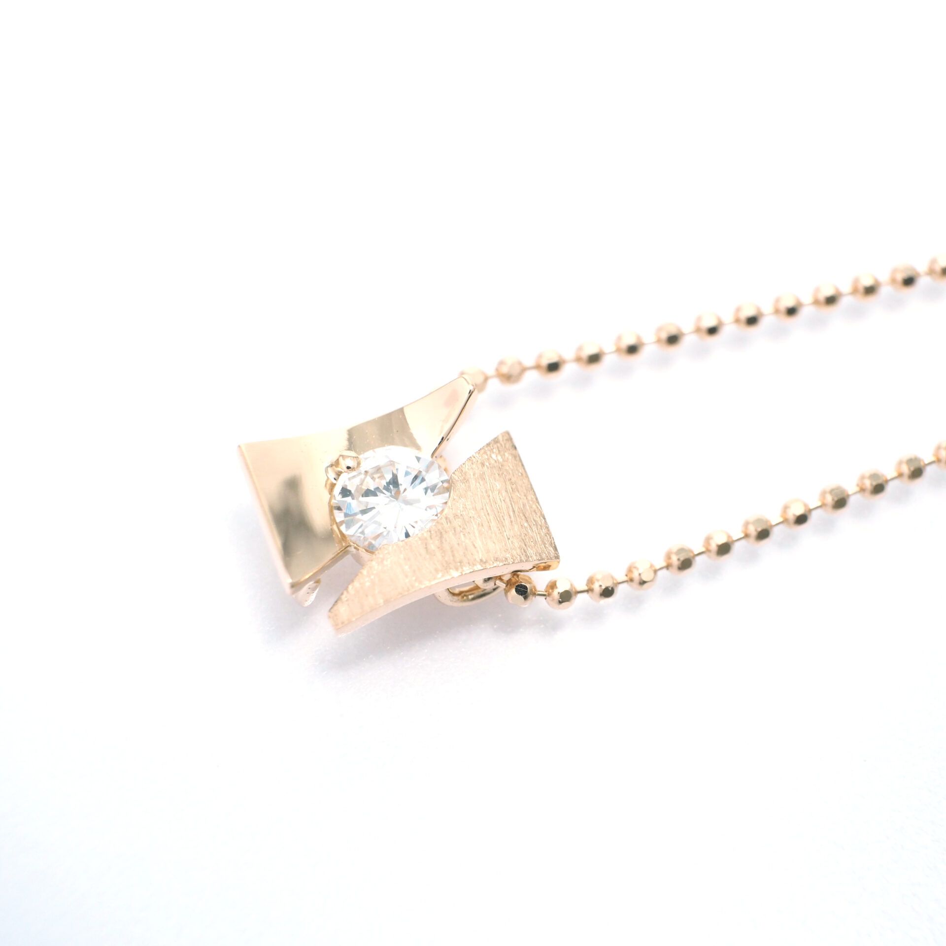 K18YG Diamond Pendant Bespoke