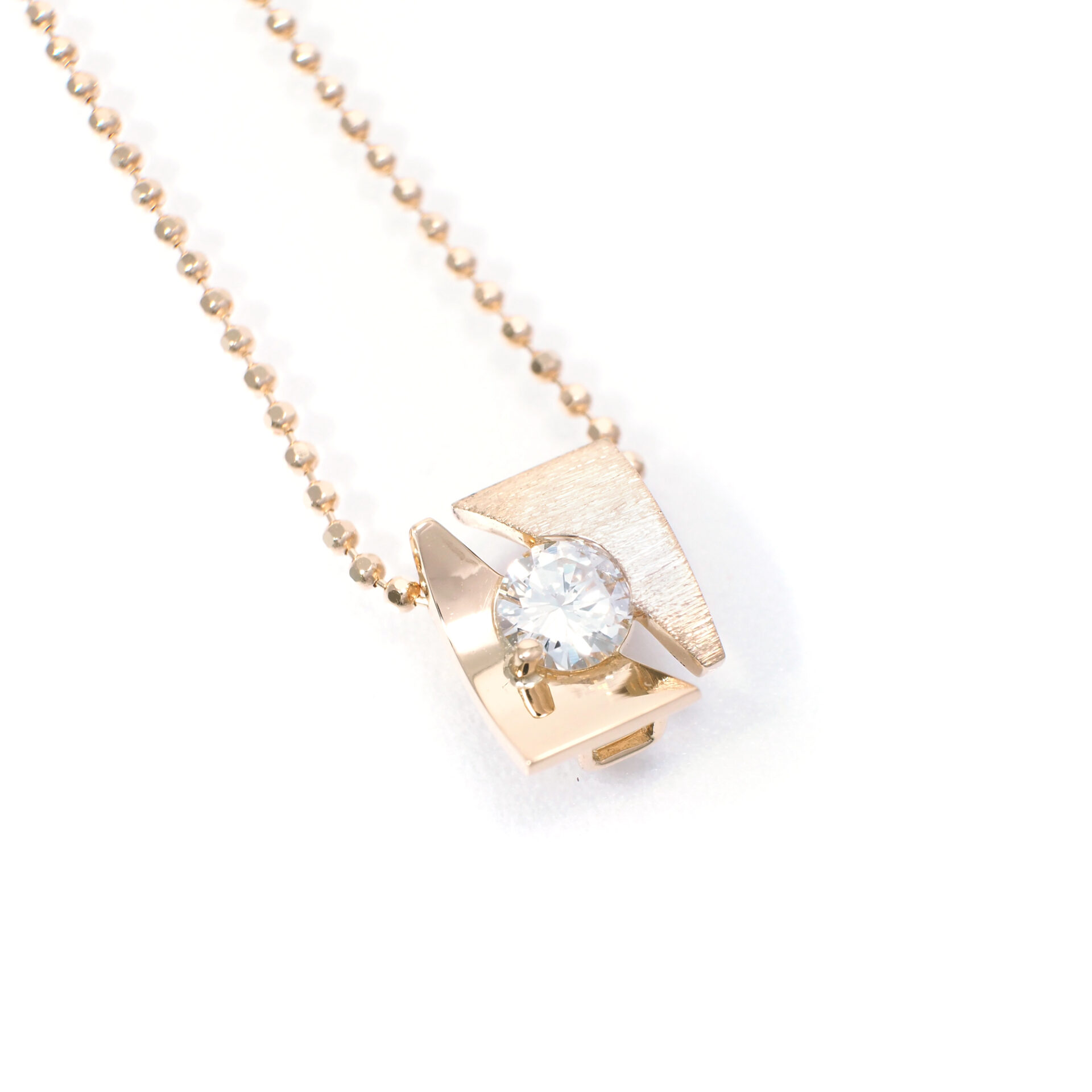 K18YG Diamond Pendant Bespoke