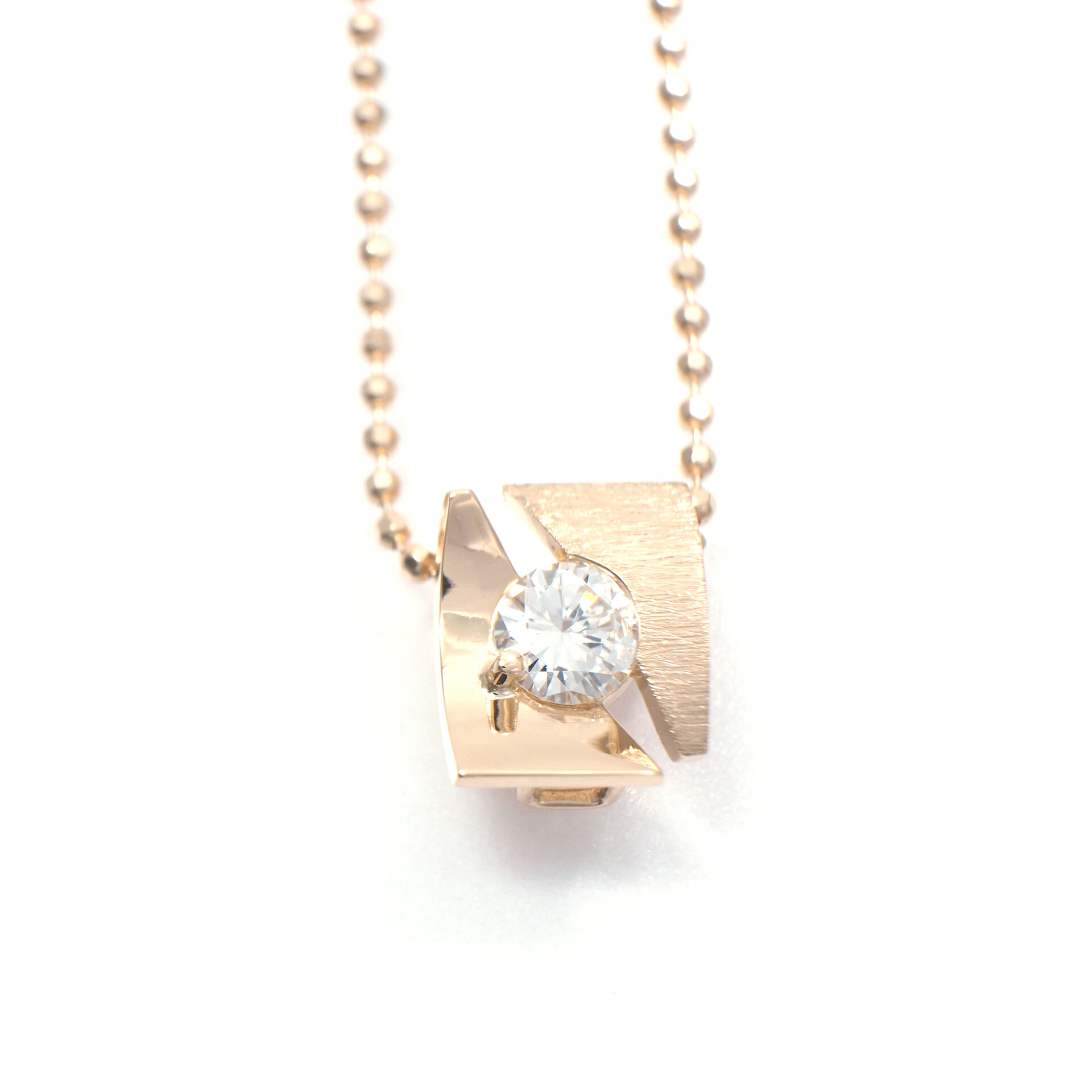 K18YG Diamond Pendant Bespoke