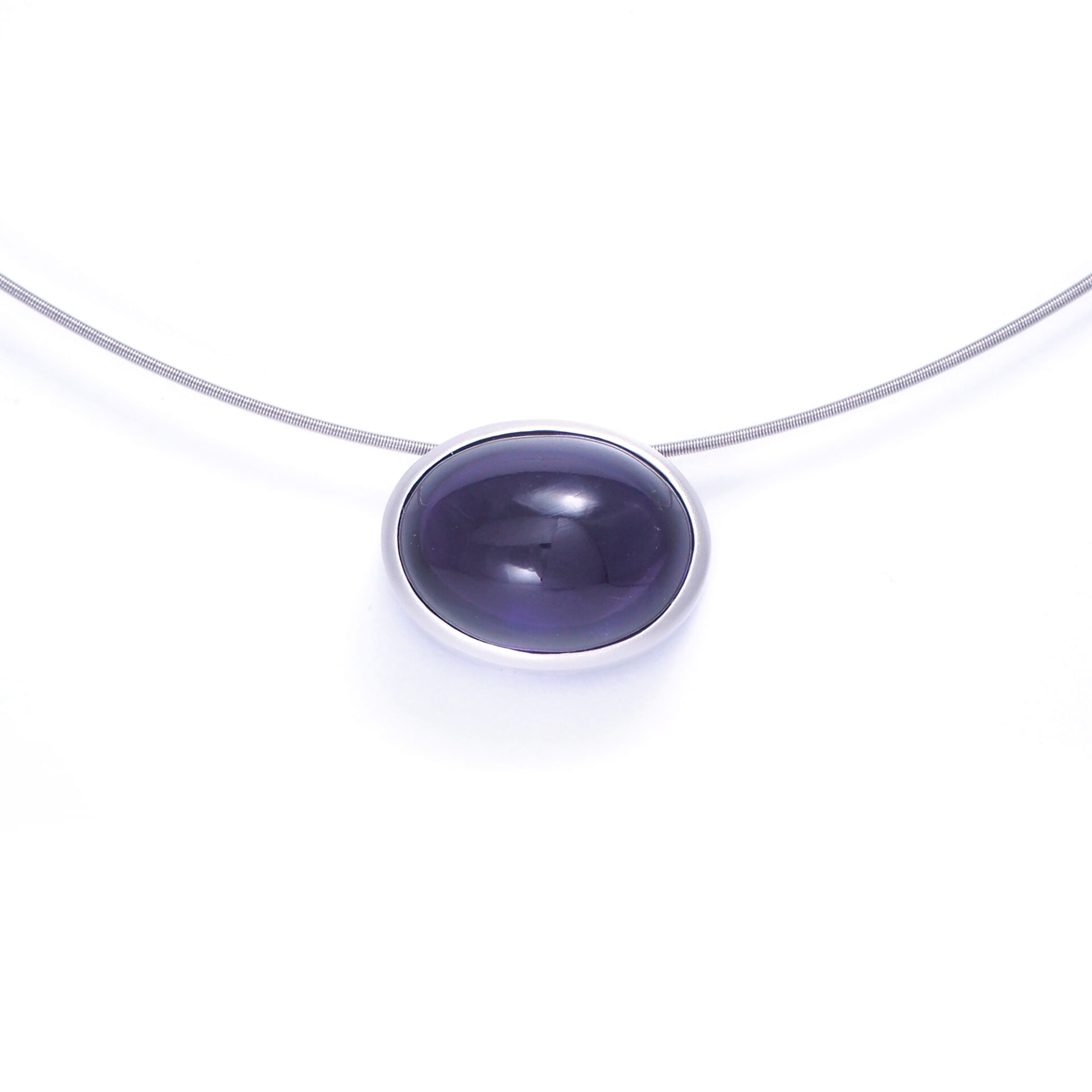 Sterling Silver Amethyst Pendant Bespoke