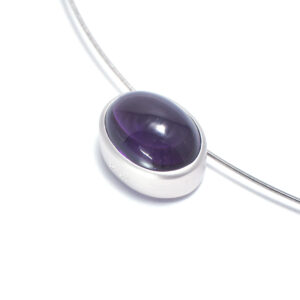 Sterling Silver Amethyst Pendant Bespoke