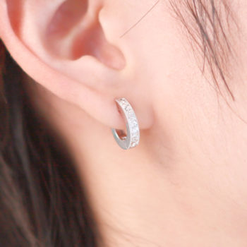 Subaru :: Earrings 925 Sterling Silver Japanese Engraving diamond