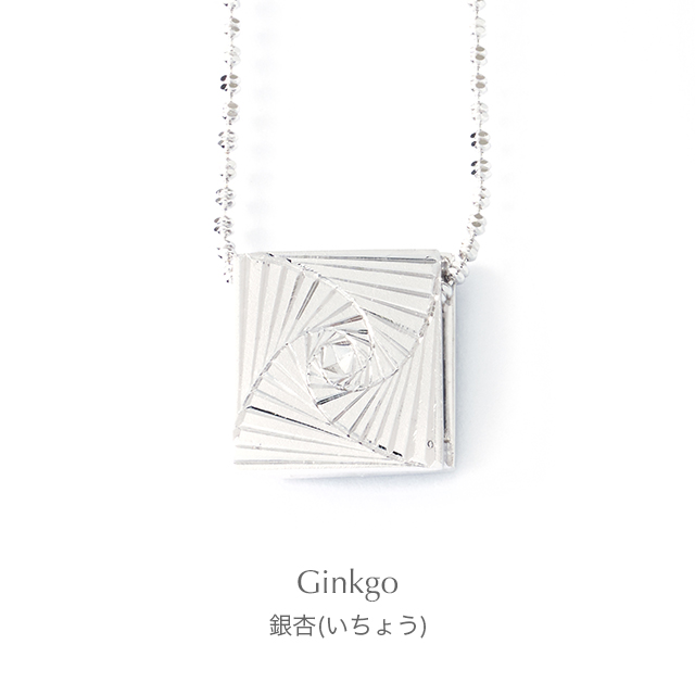 Shinko Studio Gekko[月光] シルバーダイヤモンドペンダント