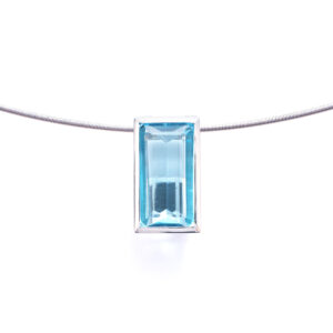 Pt950 アクアマリン ペンダント カスタムオーダー