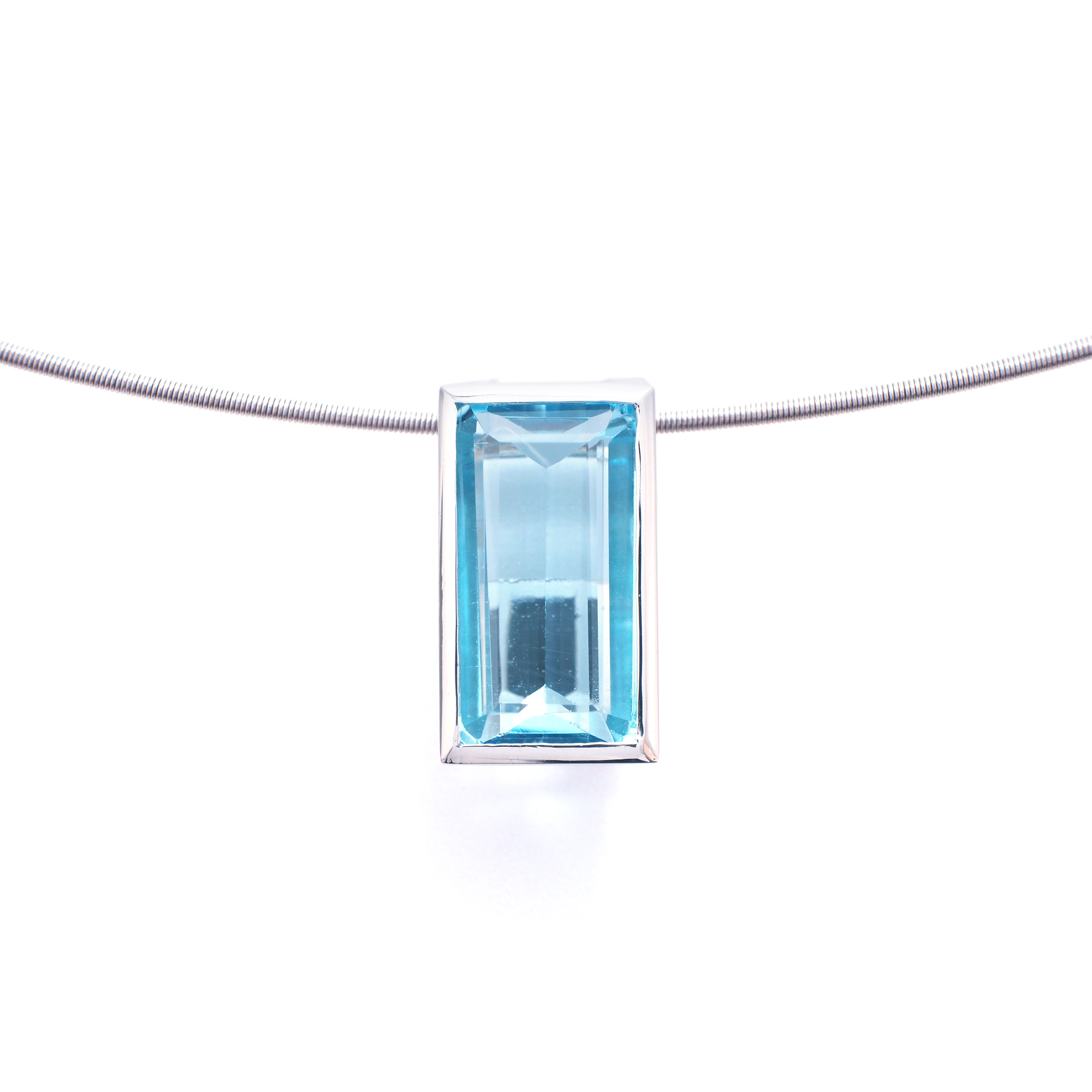 Pt950 アクアマリン ペンダント カスタムオーダー