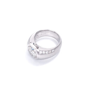 Pt950 ダイヤモンドリング カスタムオーダー メンズリング