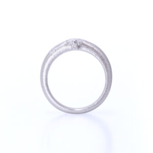 Pt950 ペアシェイプダイヤモンドリング カスタムオーダー